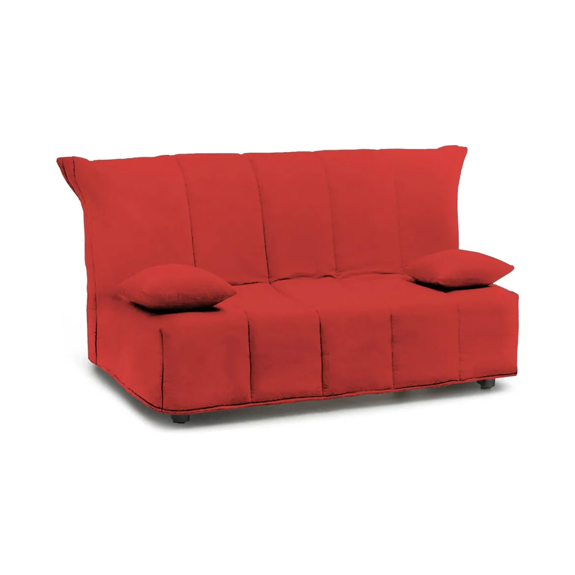 Divano letto comodo rosso 125x90cm - Ariska