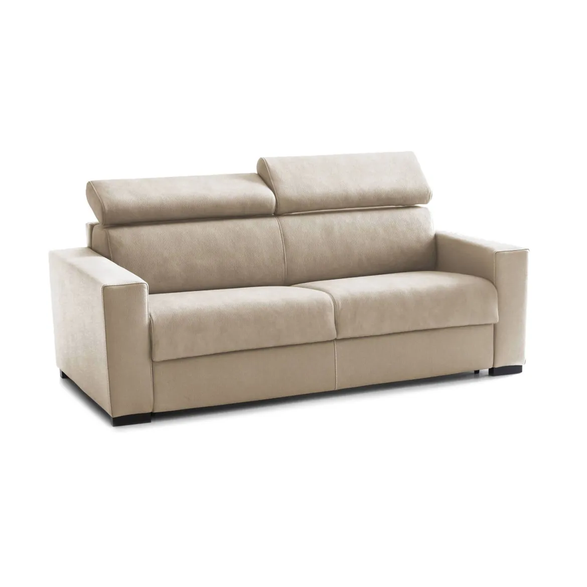 Divano letto compatto beige 200x95cm - Algo