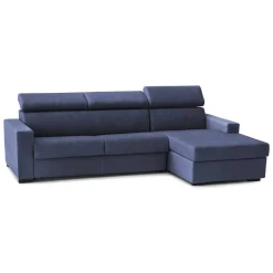 Divano letto compatto blu 260x95cm - Alibella