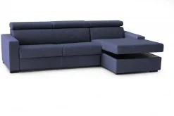 Divano letto compatto blu 280x95cm - Achico
