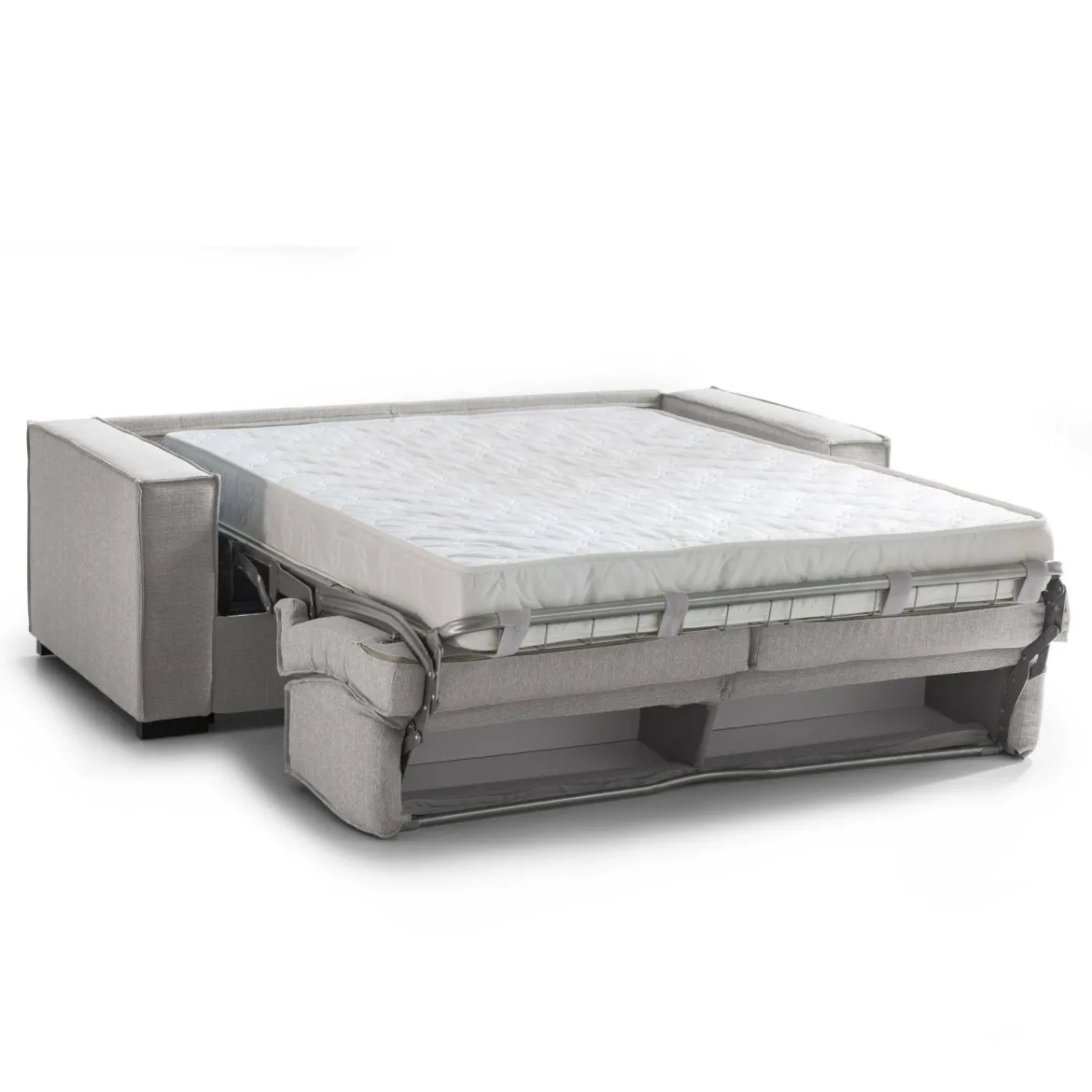 Divano letto compatto grigio 260x95cm - Allegria