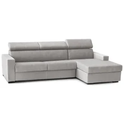 Divano letto compatto grigio 280x95cm - Allevatore