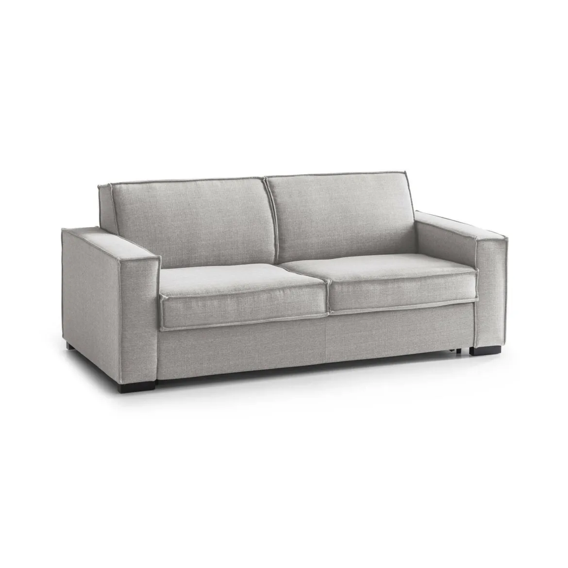 Divano letto con materasso grigio 180x95cm - Alisa