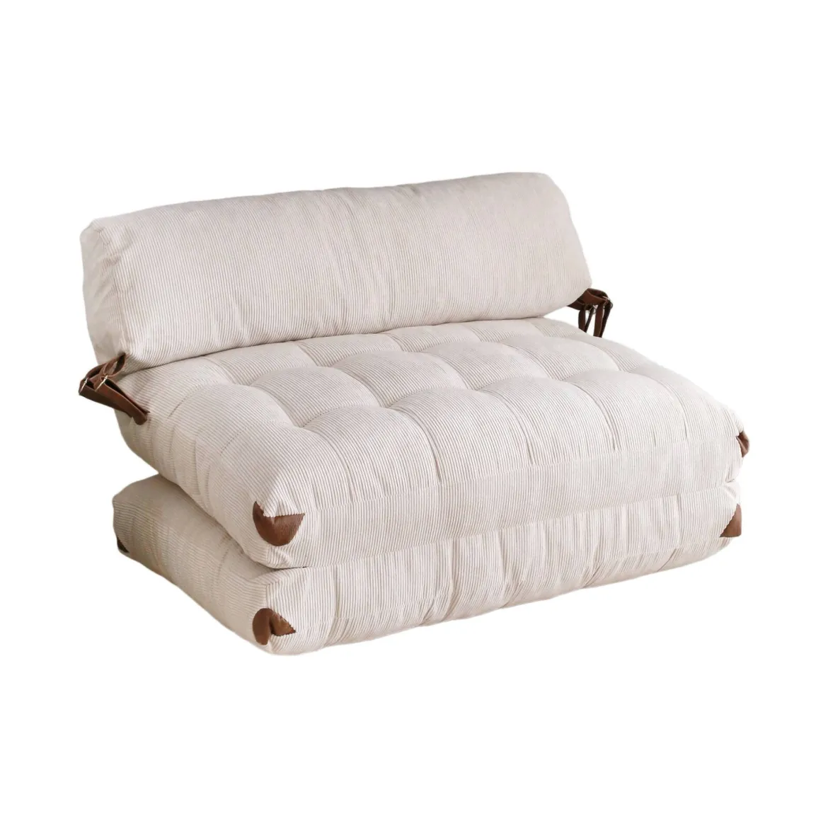 Divano letto contenitore bianco 120x75cm - Surigae