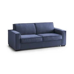 Divano letto contenitore blu 180x95cm - Alano