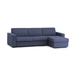 Divano letto contenitore blu 260x95cm - Allegria