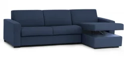 Divano letto contenitore blu 280x95cm - Alibabah