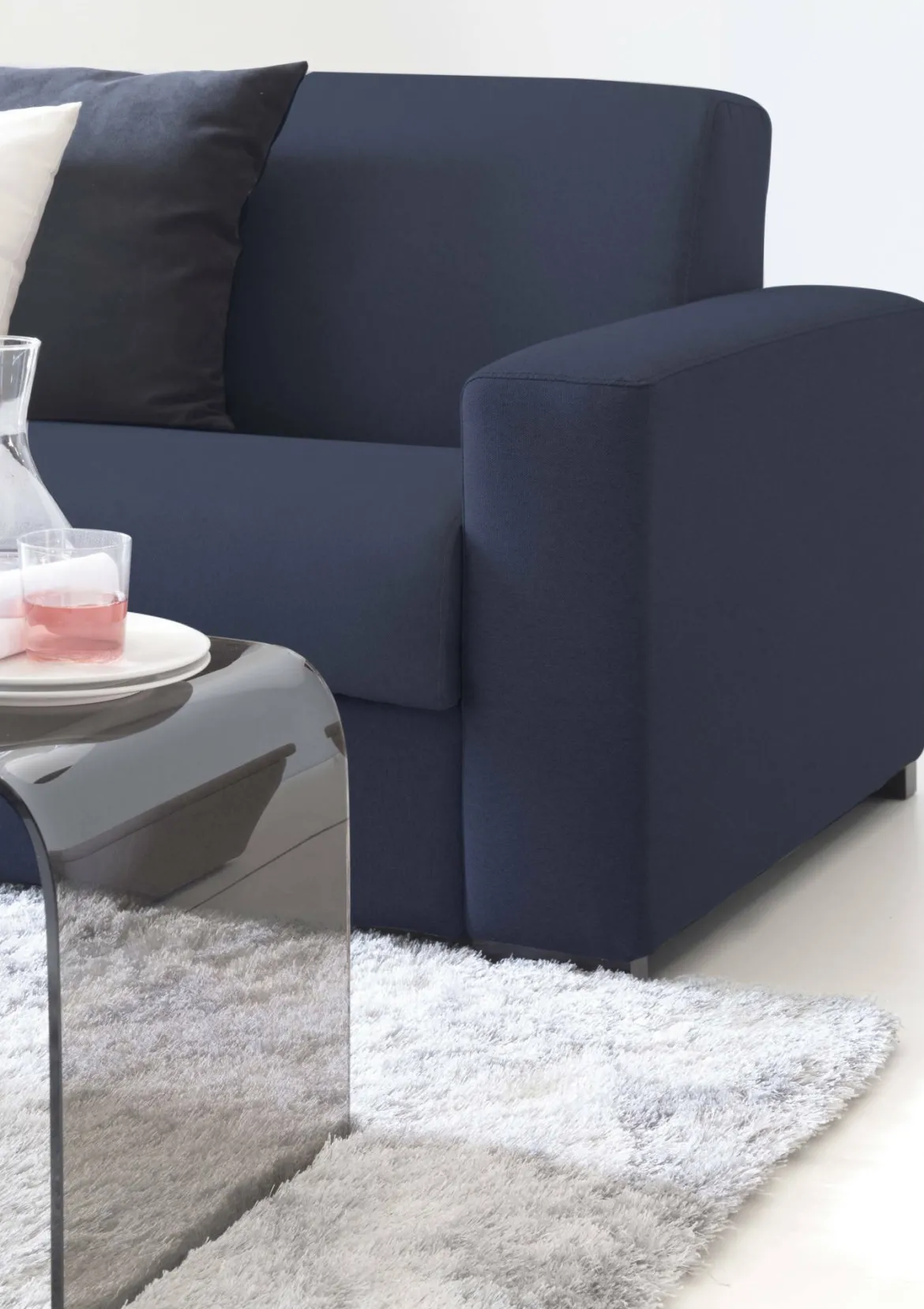 Divano letto contenitore blu 280x95cm - Alibabah