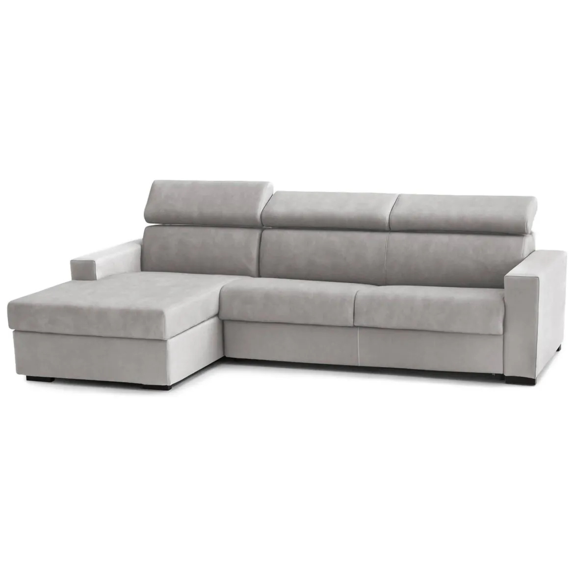 Divano letto contenitore grigio 280x95cm - Alibabah