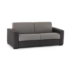 Divano letto contenitore grigio e antracite 180x95cm - Akito