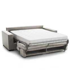 Divano letto contenitore tortora 200x95cm - Amalfi