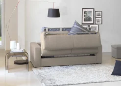 Divano letto contenitore tortora 280x95cm - Aika
