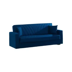 Divano letto design blu 214x81cm - Adda