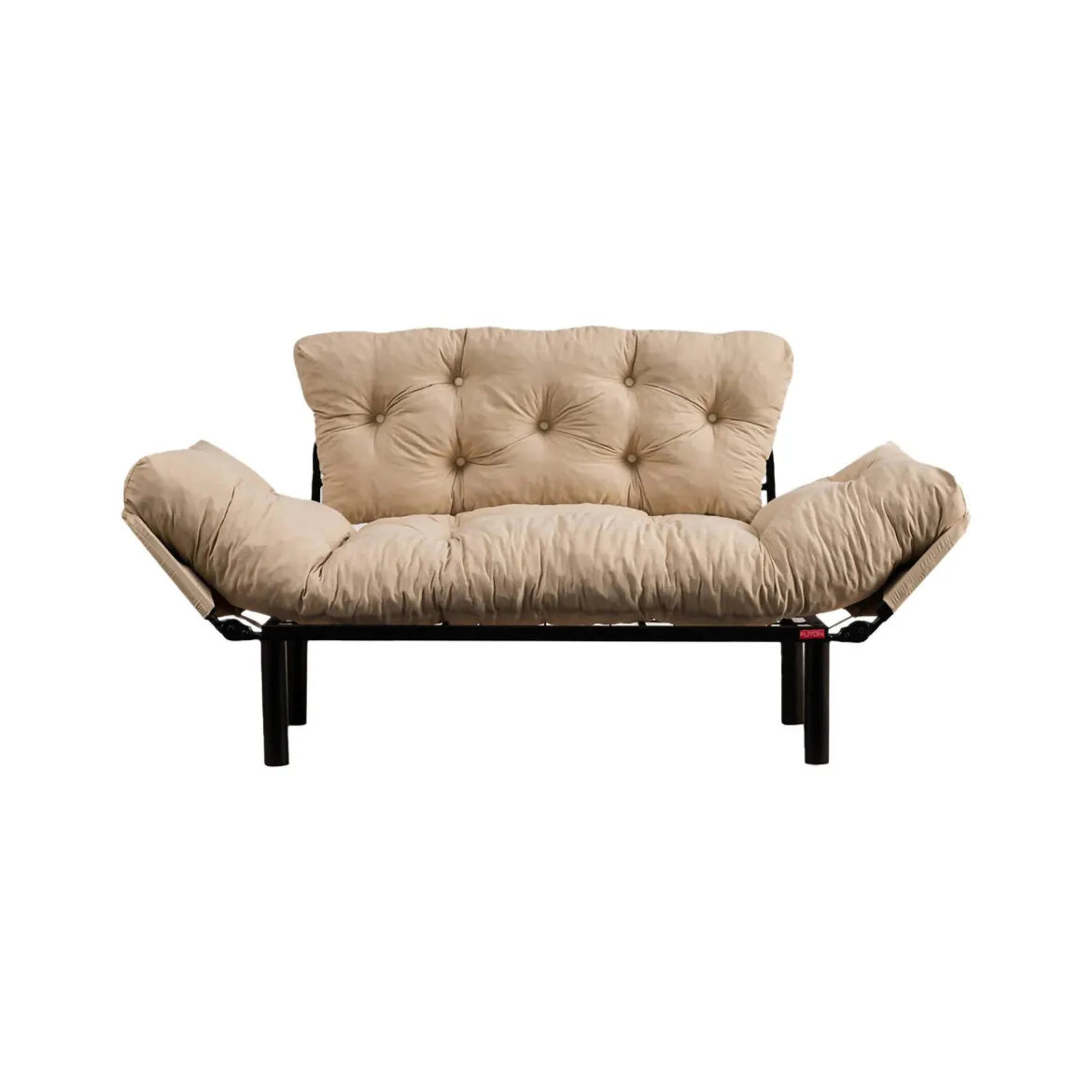Divano letto design crema 155x70cm - Guchol