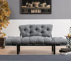 Divano letto design grigio 155x70cm - Guchol