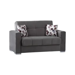Divano letto design grigio 160x85cm - Anikide