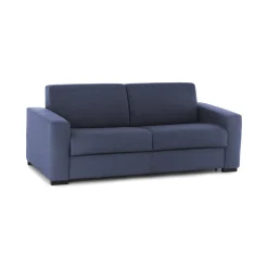 Divano letto due piazze blu 180x95cm - Asimi