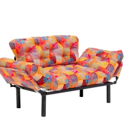 Divano letto economico design multicolore 155x70cm - Guchol