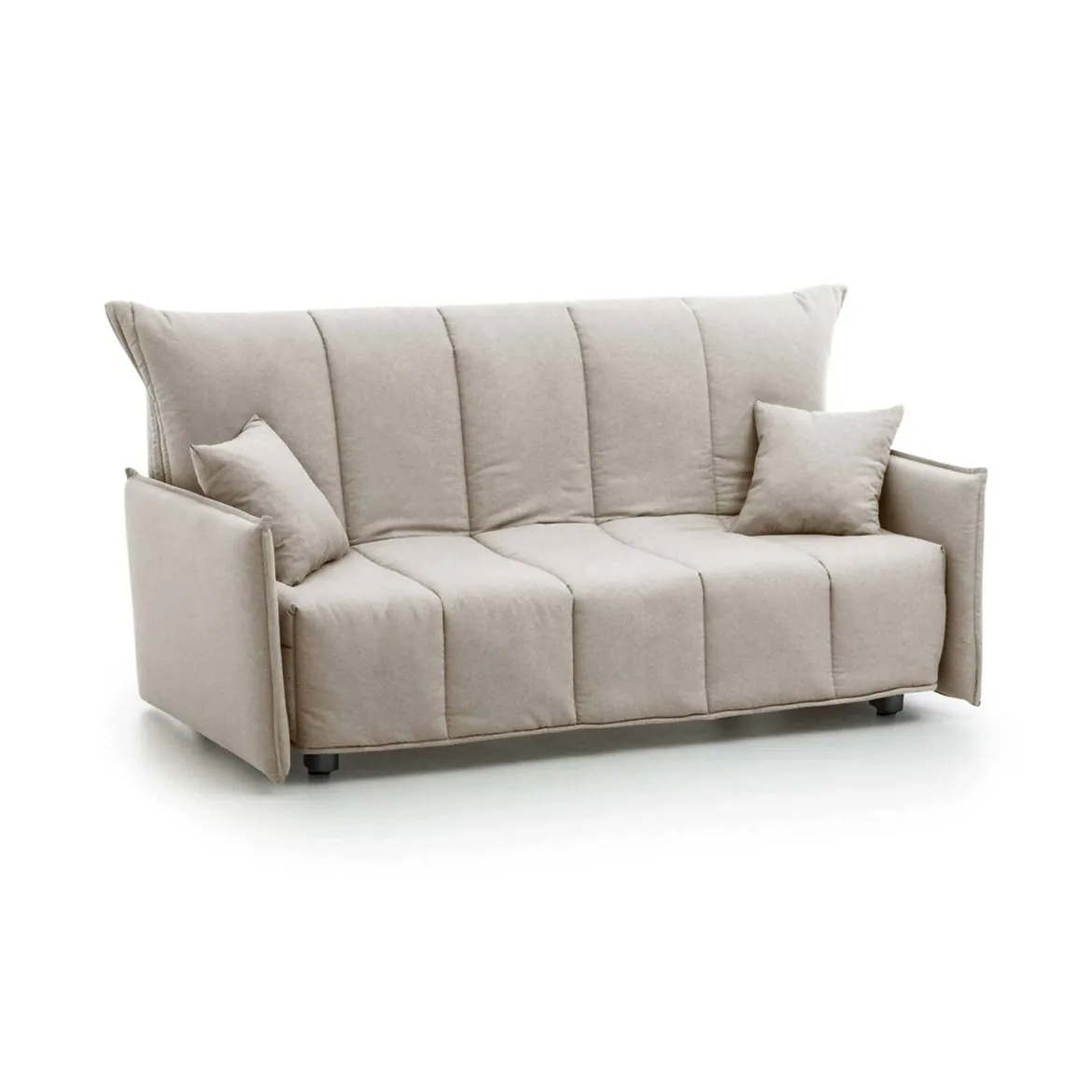 Divano letto elegante beige 150x90cm - Alaric