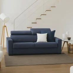 Divano letto idrorepellente blu 200x95cm - Amalfi