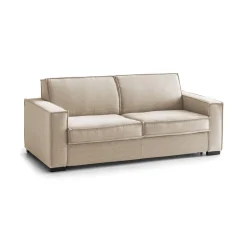 Divano letto indeformabile beige 200x95cm - Amapola