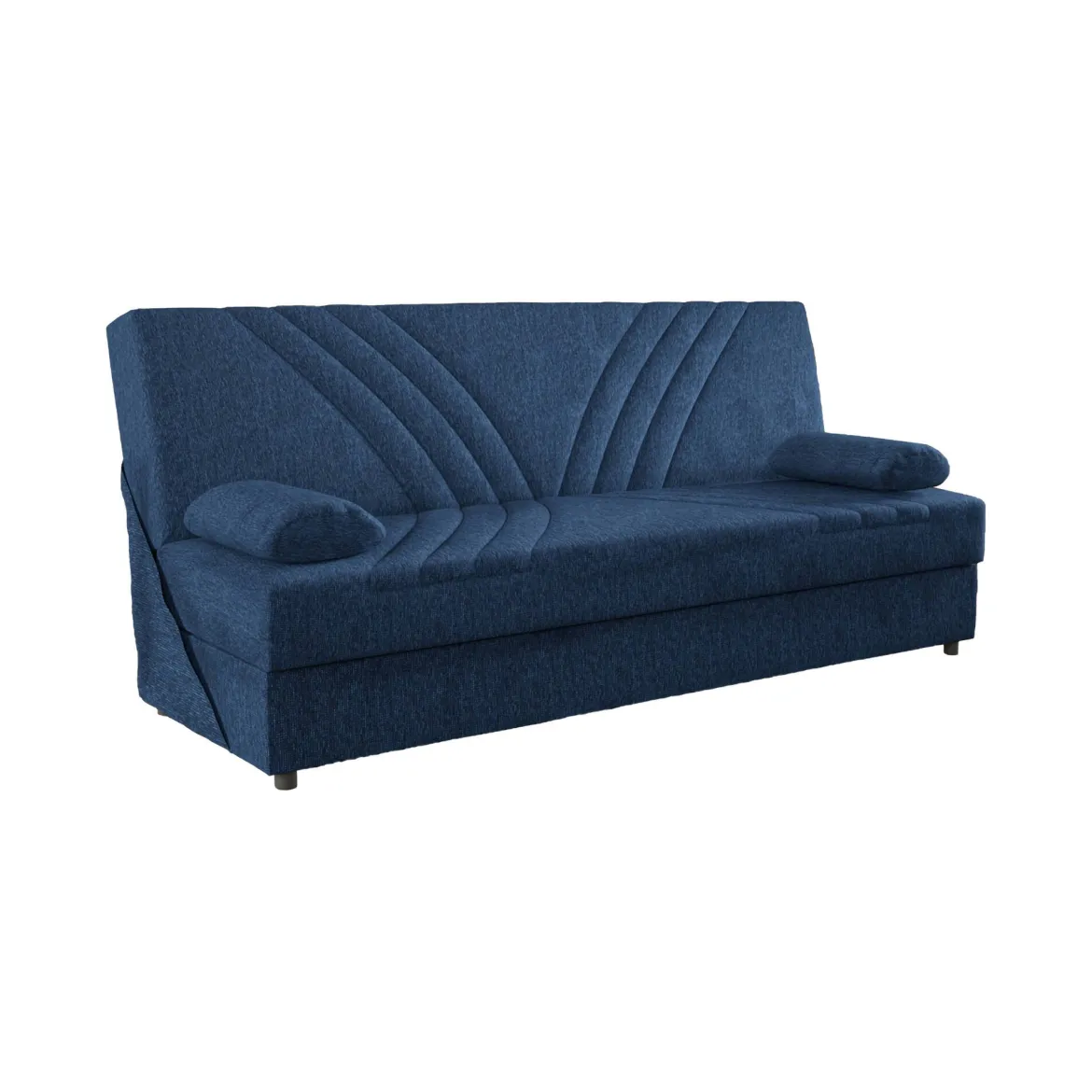 Divano letto in legno blu 181x81cm - Apicella