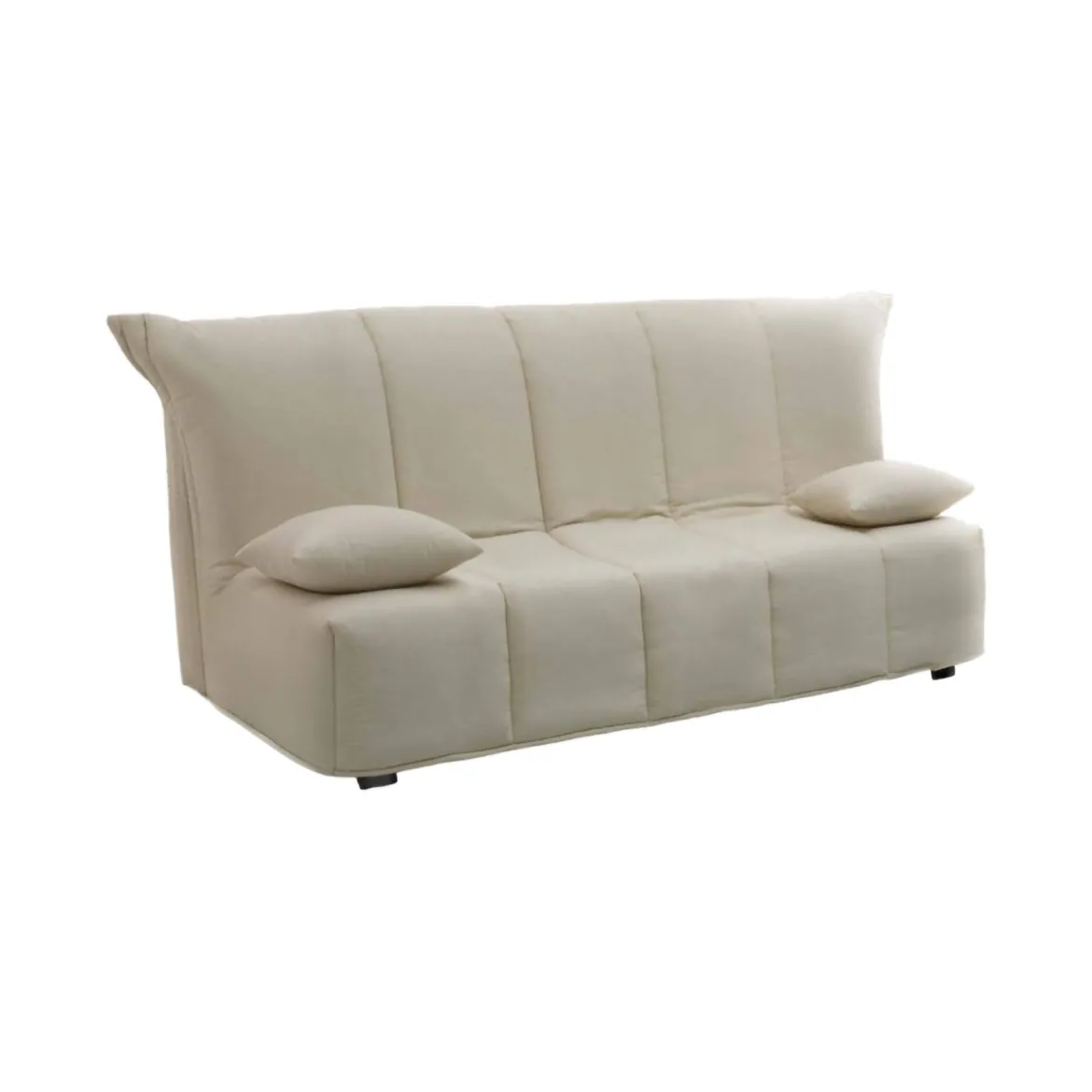 Divano letto in legno massello beige 260x95cm - Allegria