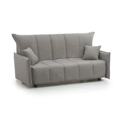 Divano letto in legno massello grigio 200x95cm - Andymion