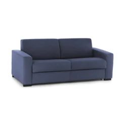 Divano letto in tessuto blu 200x95cm - Andymion