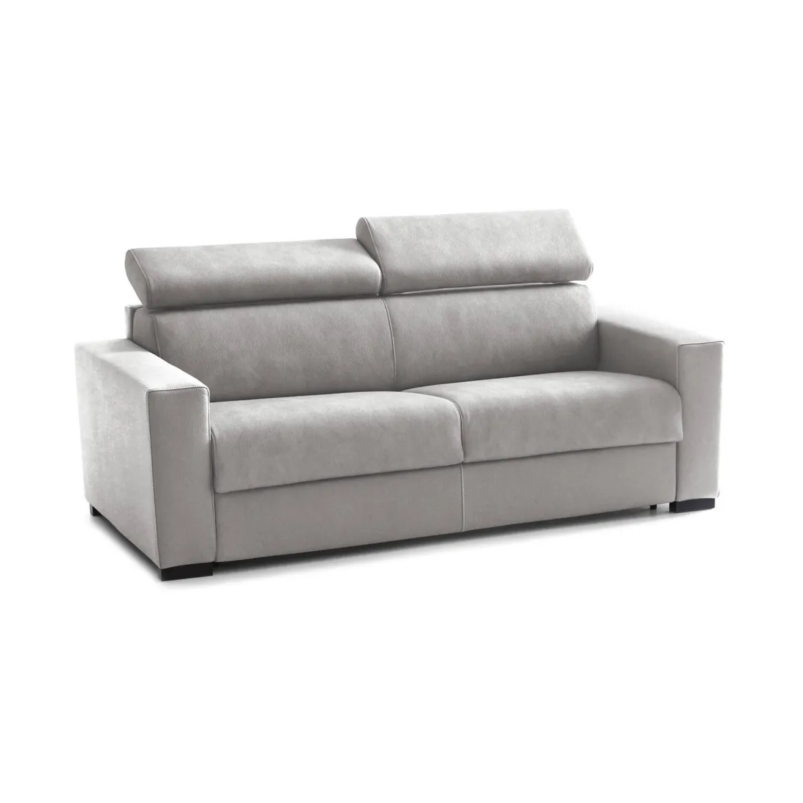 Divano letto in tessuto grigio 200x95cm - Amalfi