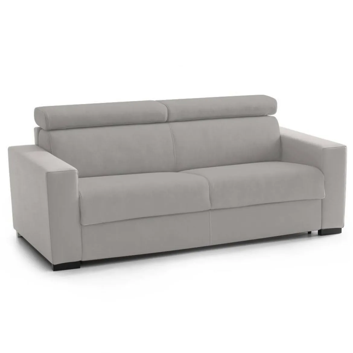 Divano letto in tessuto grigio 200x95cm - Amalfi