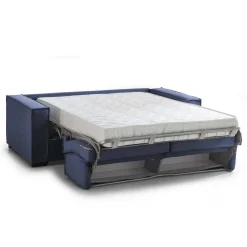 Divano letto lavabile blu 200x95cm - Adalberto