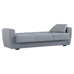 Divano letto matrimoniale grigio 223x80cm - Nox
