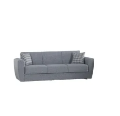 Divano letto matrimoniale grigio 223x80cm - Nox