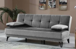 Divano letto moderno grigio 190x87cm - Aborigeni