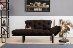 Divano letto moderno marrone 155x70cm - Guchol