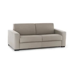 Divano letto moderno tortora 160x95cm - Alcatraz