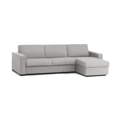 Divano letto per ospiti grigio 280x95cm - Aika