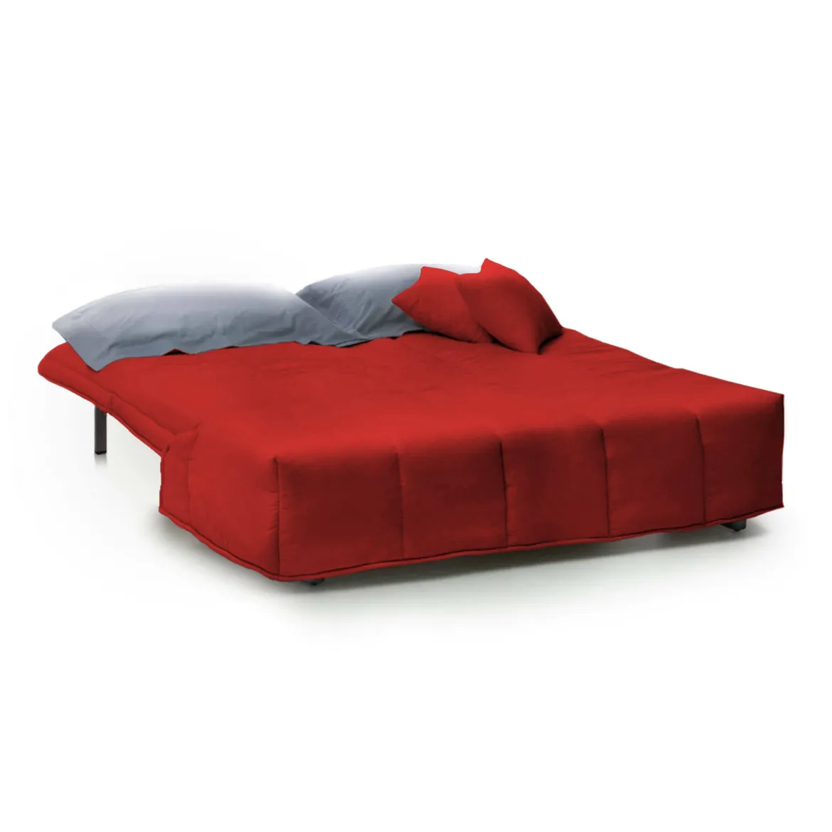 Divano letto per ospiti rosso 165x90cm - Antal