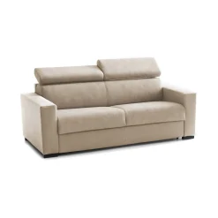 Divano letto 2 piazze beige 200x100cm - Adalberto