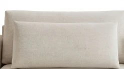 Divano Letto 2 Posti Bianco Crema Contenitore di Apertura a Libro 266x121 cm, Reclinabile - Golgi