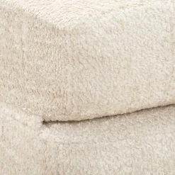 Divano Letto 2 Posti Bianco Reclinabile Apertura a Ribalta 31x31 cm, Posti a Sedere 2 - Albayz