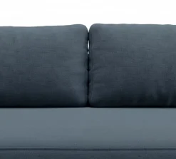 Divano Letto 2 Posti blu Contenitore Cuscini Sfoderabili 210x106 cm, Reclinabile - Brugnato