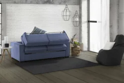 Divano letto 2 posti blu 200x95cm - Amapola