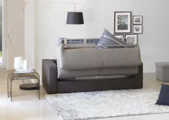 Divano letto 2 posti grigio e antracite 200x95cm - Andymion
