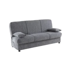 Divano letto 3 posti grigio 212x80cm - Ambrogino
