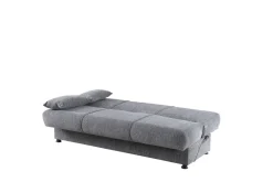 Divano letto 3 posti grigio 212x80cm - Ambrogino