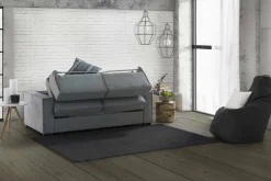 Divano letto 3 posti grigio 220x95cm - Asteroide