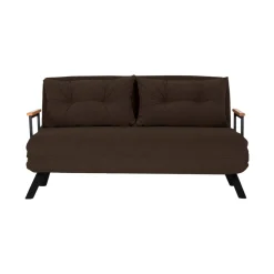 Divano letto 2 posti marrone 133x78cm - Calvin