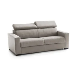 Divano letto 2 posti tortora 180x95cm - Annalara